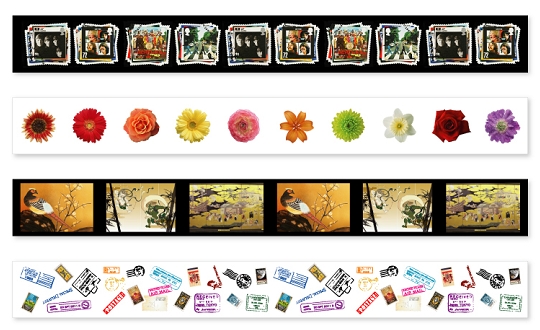 激安フルカラーテープ印刷なら写真や絵をキレイに再現できます